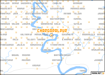 map of Char Gopālpur