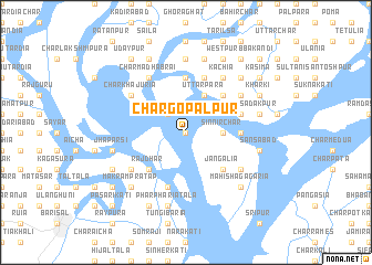 map of Char Gopālpur