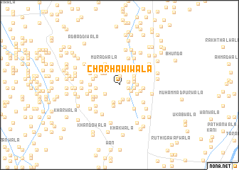 map of Charhāwīwāla