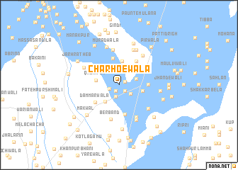 map of Charhoewāla