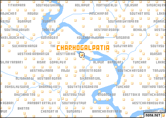 map of Char Hogalpātia