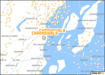 map of Charhoiwāla