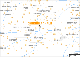 map of Charholānwāla