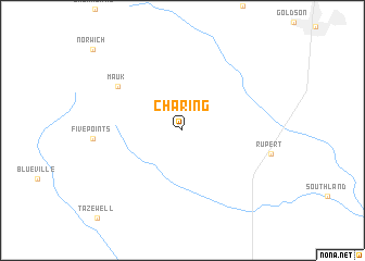 map of Charing