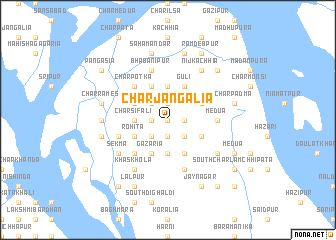 map of Char Jangālia