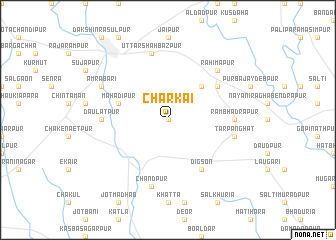 map of Charkāi