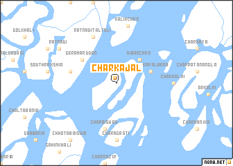 map of Char Kājal