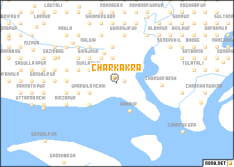 map of Char Kākra
