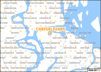 map of Char Kālekhān