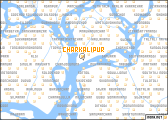 map of Char Kālipur