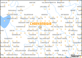 map of Char Kānāidia