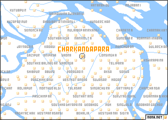 map of Char Kāndapāra