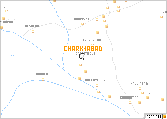 map of Charkhābād