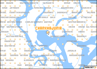 map of Char Khājuria
