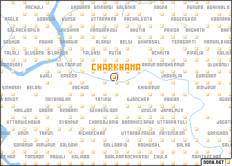 map of Char Khāma