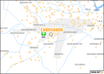 map of Chār Khāna