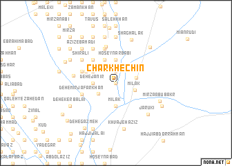 map of Charkh-e Chīn