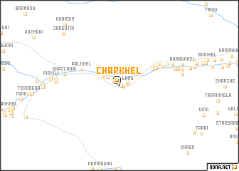 map of Chār Khel