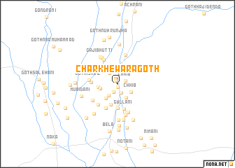 map of Chārkhewāra Goth