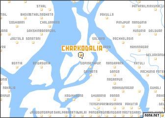 map of Char Kodālia