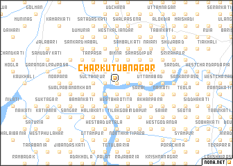 map of Char Kutubnagar