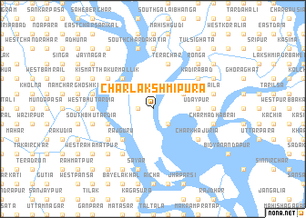 map of Char Lakshmīpura