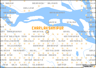 map of Char Lakshmipur