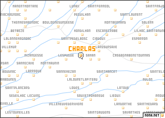 map of Charlas