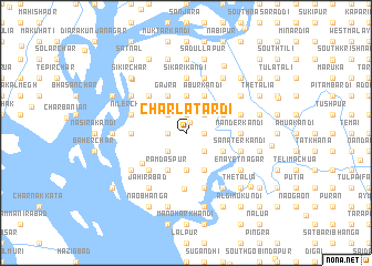 map of Char Latardi