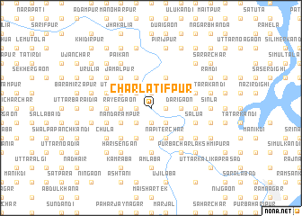 map of Char Latīfpur