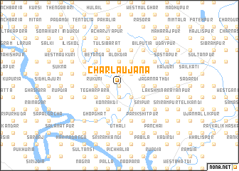 map of Char Lāujāna