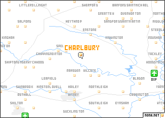 map of Charlbury