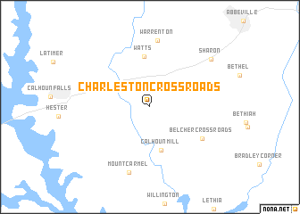 map of Charleston Crossroads