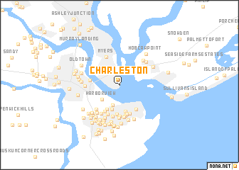 map of Charleston