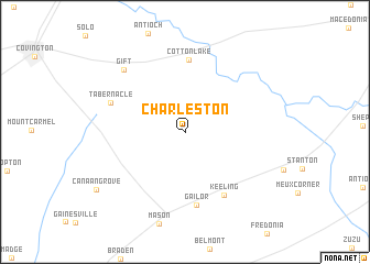 map of Charleston