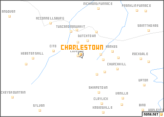 map of Charlestown