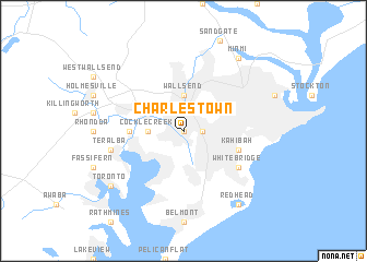 map of Charlestown