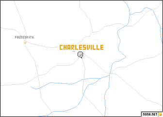 map of Charlesville