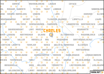 map of Charles