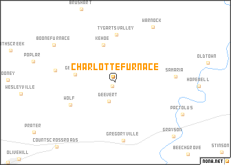 map of Charlotte Furnace