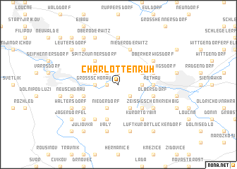 map of Charlottenruh