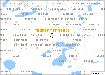 map of Charlottenthal