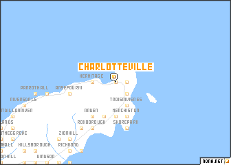 map of Charlotteville