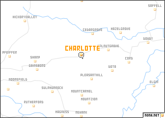 map of Charlotte