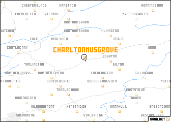 map of Charlton Musgrove