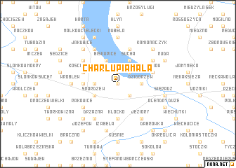 map of Charłupia Mała