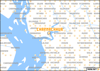 map of Char Māchhua