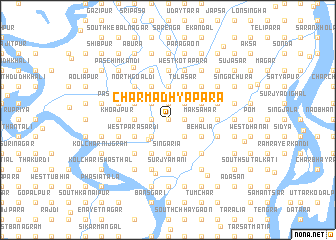 map of Char Madhyapāra