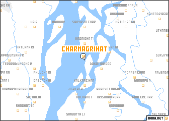 map of Char Māgri Hāt