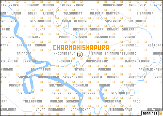map of Char Mahishāpura